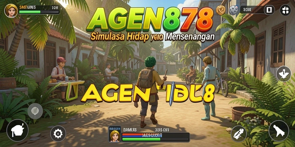 Tampilan gameplay AGEN878 yang menarik dan penuh warna.