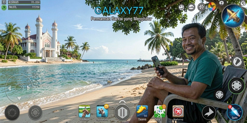 Tampilan gameplay seru dari GALAXY77 dengan grafik yang menarik.