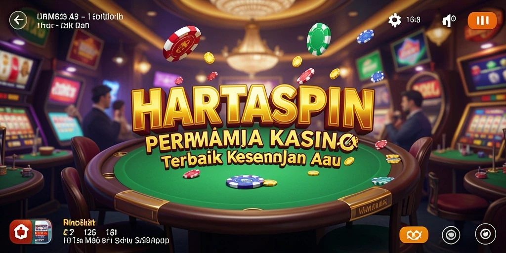 Gameplay mendebarkan HARTASPIN dalam permainan Kasino yang mengasyikkan.
