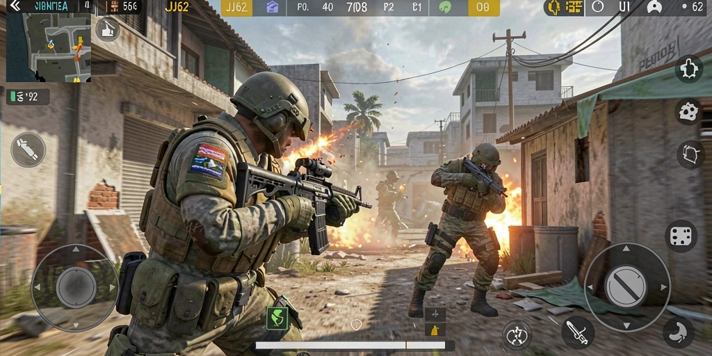 Gameplay mendebarkan dengan aksi tembak-menembak yang intens.