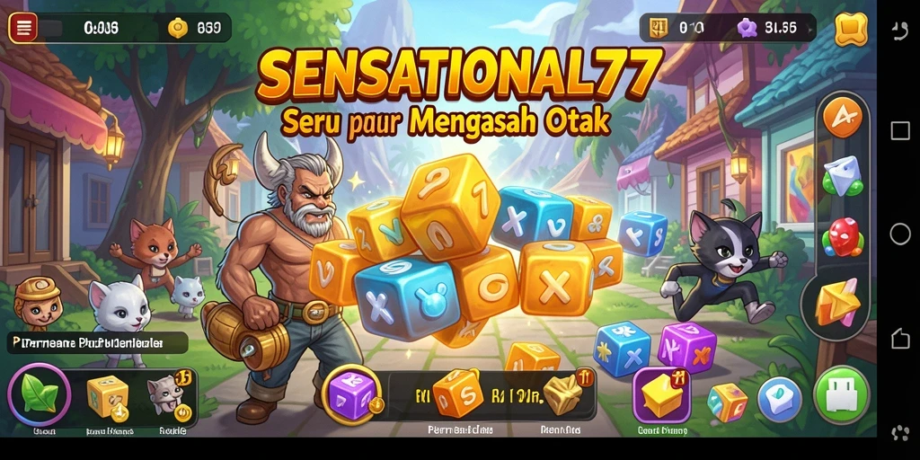 Gameplay SENSATIONAL77 yang menantang dan menyenangkan.