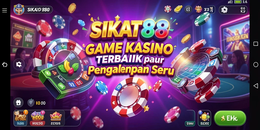 Tampilan gameplay yang menawan dari SIKAT88 saat bermain kasino.