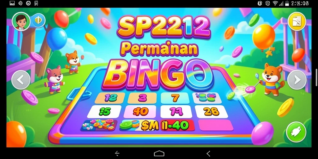 Tampilan antarmuka SP212 yang mengesankan dan gameplay Bingo yang seru.