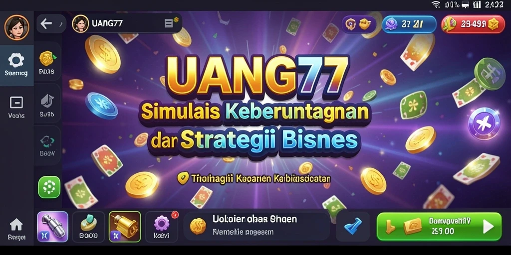 Tampilan menarik dari gameplay UANG77 yang menantang strategi pemain.
